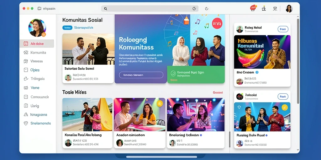 Komunitas aktif dengan banyak pemain.