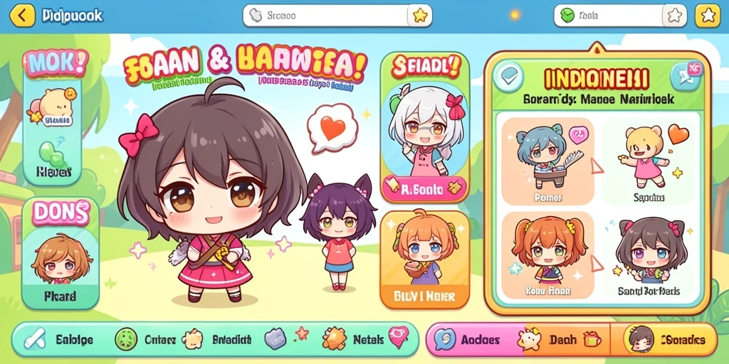 Screenshot pertandingan seru antar pemain.