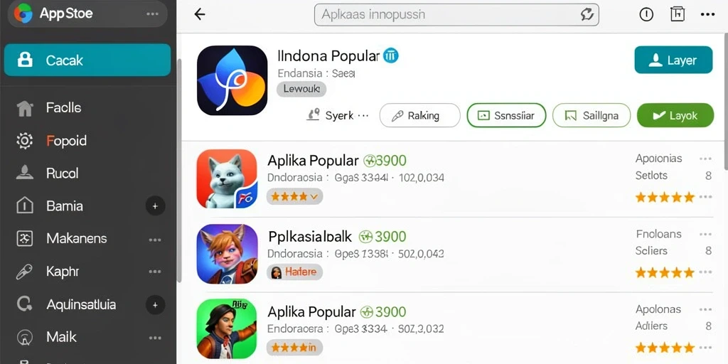 Karakter utama dalam aksi yang penuh semangat.