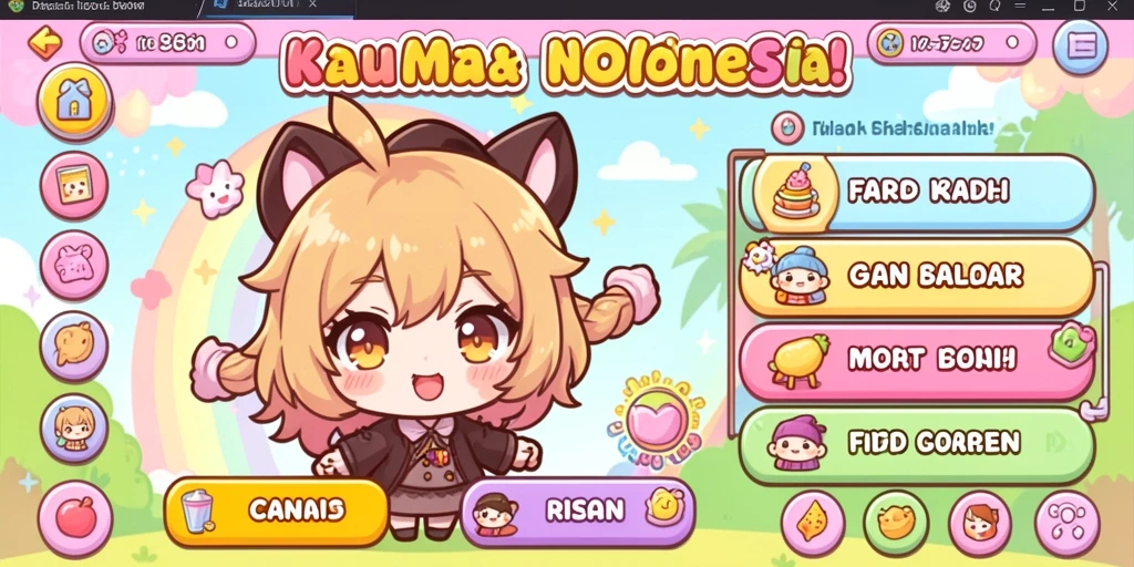 Sistem level up karakter yang menarik dan inovatif.