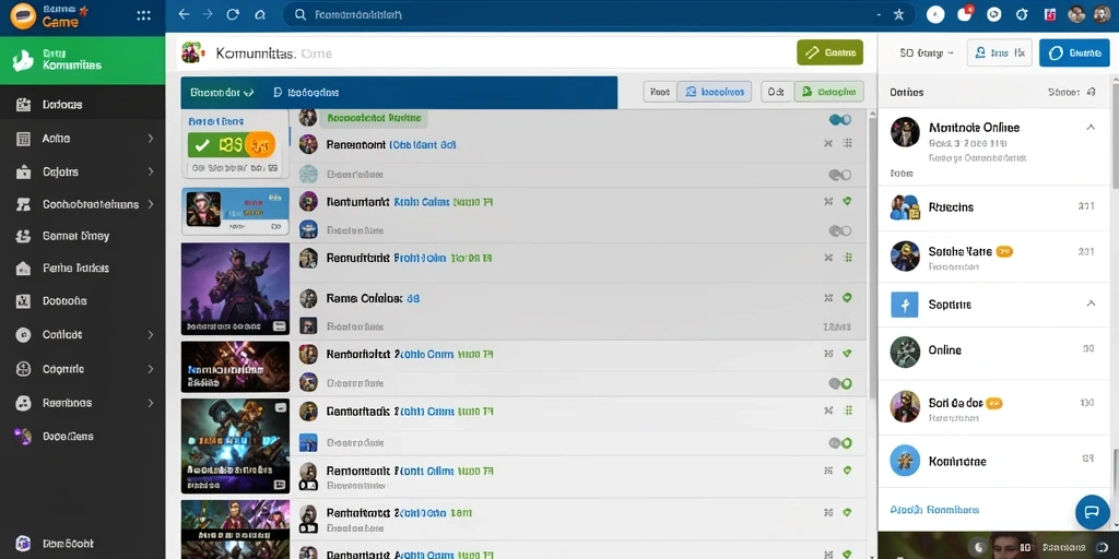 Fitur leaderboard untuk kompetisi global.