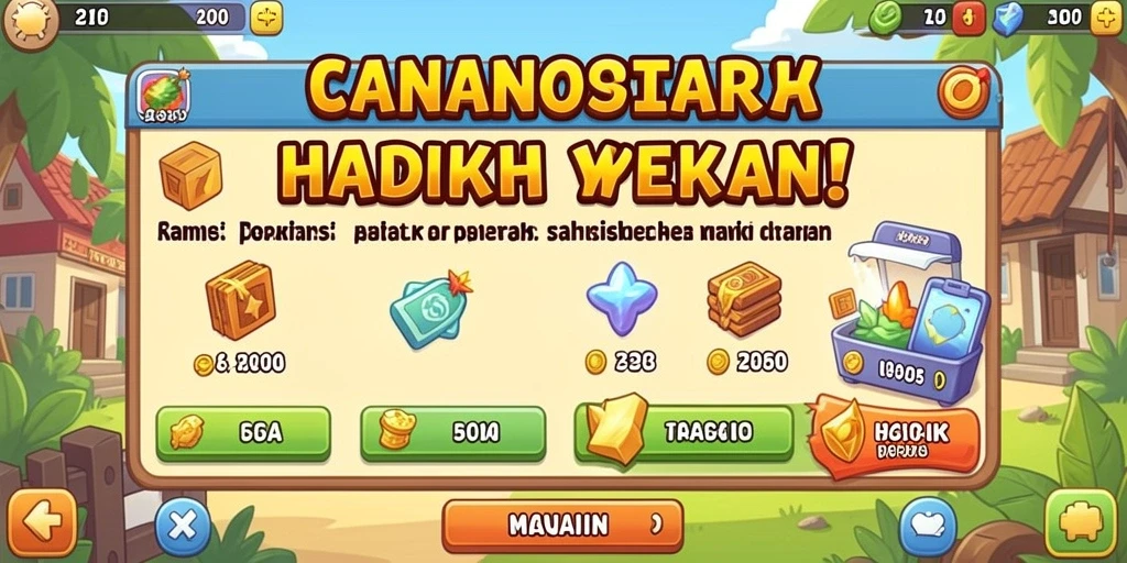 Screenshot menunjukkan fitur bonus menarik yang tersedia.